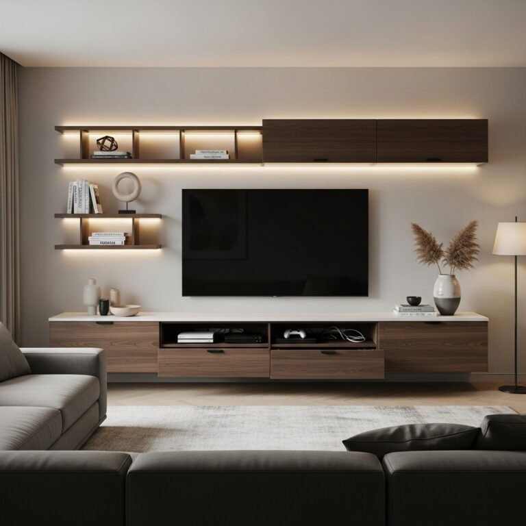 Built-In Entertainment Centers & Living Room Cabinets: From Cable Chaos ...